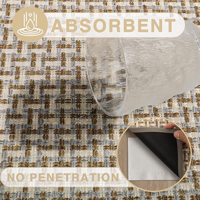 LEKEEPGO Door Mat Indoor Entrance 17"x29", Absorbent Indoor Door Mat, Non Slip - Image 3
