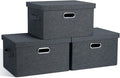 Medium 15" 21 Quart Collapsible Stackable Storage Bins by GraciadecoStorage