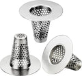 Bathroom Sink Drain Strainers for 1.1"-1.6" Depth Than 1.6" Drain Hole Catcher by Anteecana
