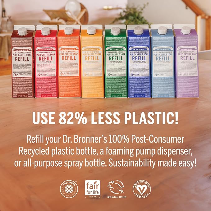 Dr. Bronner's Pure-Castile Liquid Magic Soap Refill - Image 5