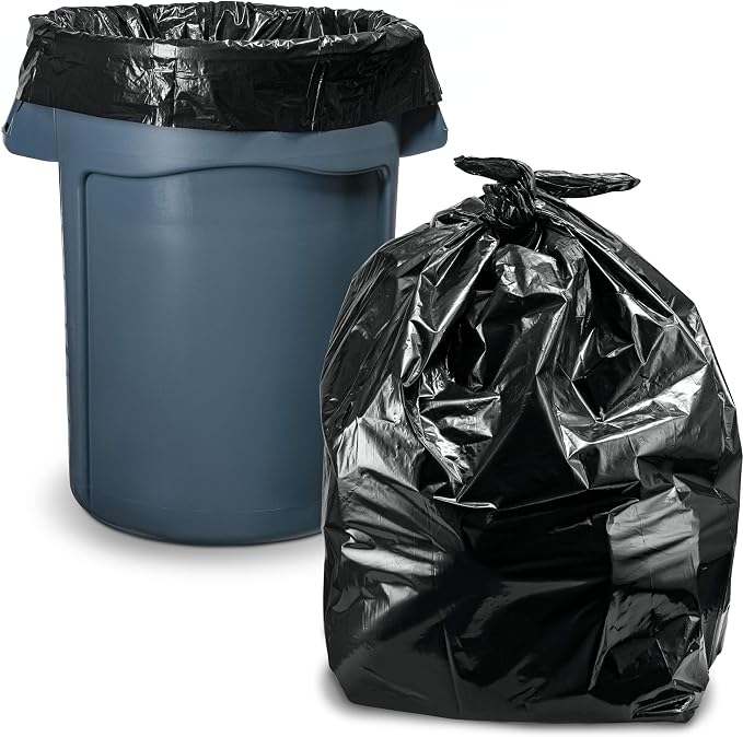 Tasker 45 Gallon Trash Bags, Extra Large Black Garbage Bags - Image 7