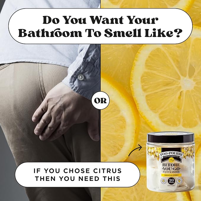Poo-Pourri Before-You-Go 2-in-1 Toilet Potty Pods, Original Citrus, 20 Ct - Image 8