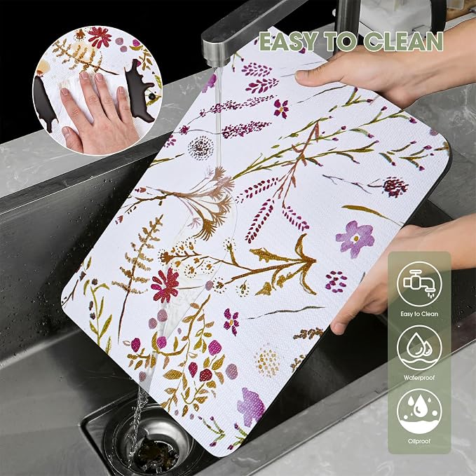 Drawer and Shelf Liner for Kitchen Cabinets 12INx20FT, Non Adhesive, Non Slip - Image 4