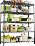 Storage Shelves, 5-Tier Adjustable Metal Industrial Utility Shelf Rack by Unknown