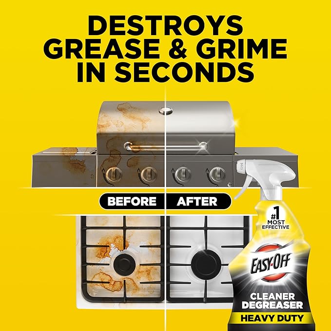 Easy-Off Heavy Duty Degreaser Cleaner Spray, 32 Ounce - Image 3