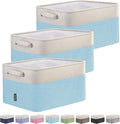 BALEINE 3 Pack Fabric Storage Bins by BALEINE