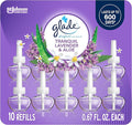 Glade PlugIns Refills Air Freshener, Tranquil Lavender & Aloe, Scented and by Glade