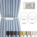 Magnetic Curtain Tiebacks 4 Pack White Curtain Rope Tieback Curtain Holders by CURTAINTIEBACKS