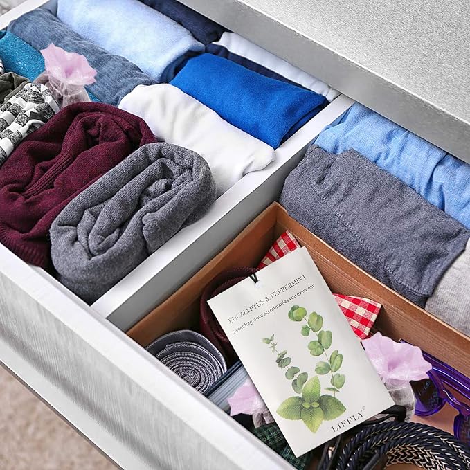 14 Packs Eucalyptus Peppermint Scented Sachets fit Drawers and Closets - Image 4