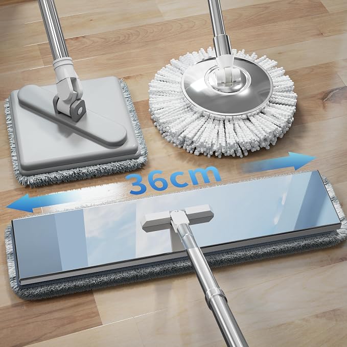 Stainless Steel Mop and Bucket Set - Image 6