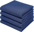 Homaxy 100% Cotton Waffle Weave Kitchen Dish Towels, Ultra Soft Absorbent Quick by Homaxy