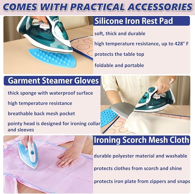 Portable Ironing Mat for Table Top Ironing Pad for Countertop Thick Ironing - Image 6