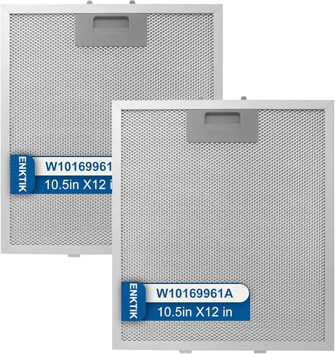 Range Hood Filter Replacement 12" x 10.5"W10169961A by Unknown