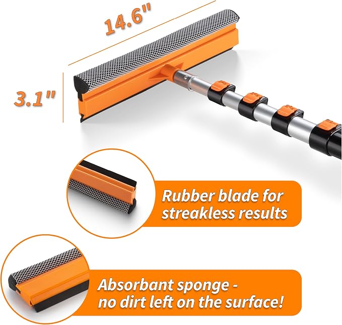 4-12 ft Window Washer Squeegee Kit - Image 5