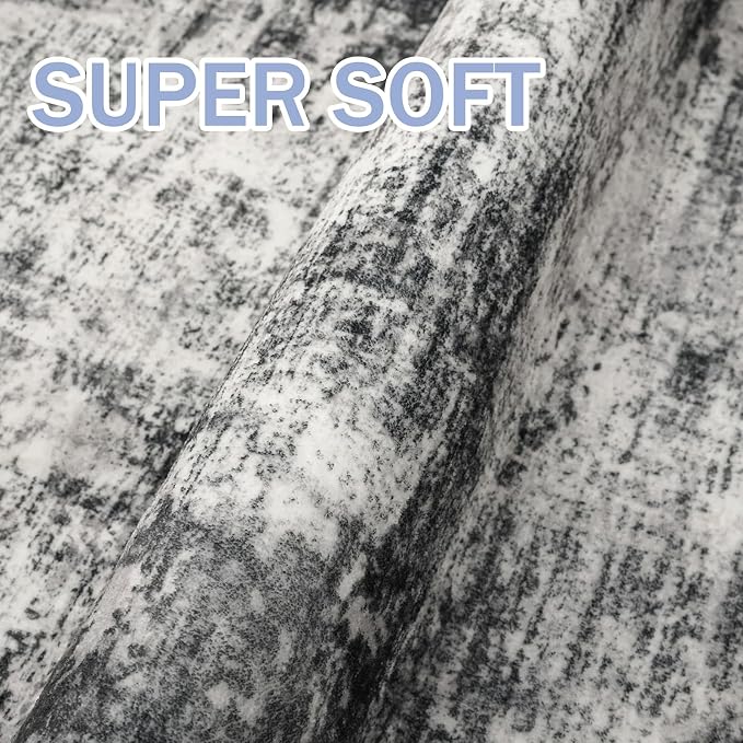 IOHOUZE Abstract Runner Rug 3x16 Ft Long Washable Runners - Image 7