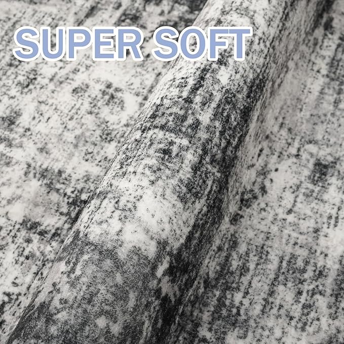 IOHOUZE Abstract Runner Rug 3x18 Ft Extra Long Washable Runners - Image 7