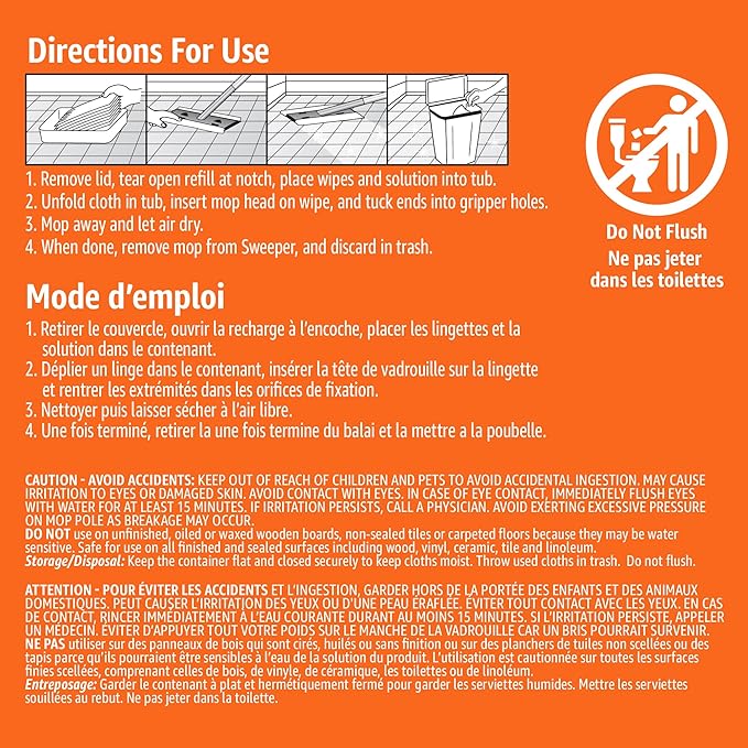 Amazon Basics Wet Mopping Cloth Refills - Image 4