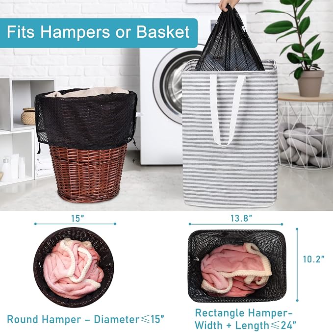 Polecasa Heavy Duty Large Mesh Laundry Bags - Image 4