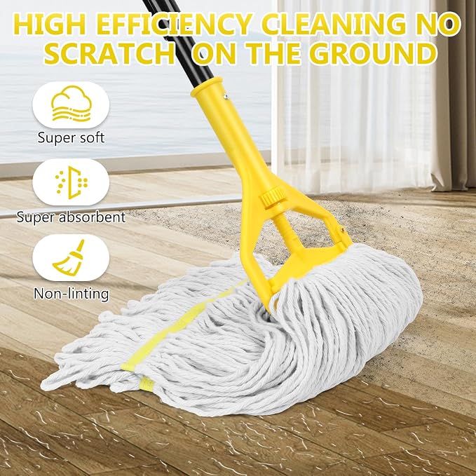 Beyoco Heavy Duty Commercial Industrial Cotton Mop - Image 4