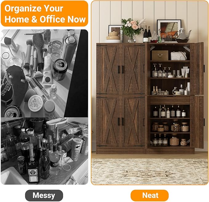 Unikito Kitchen Pantry Cabinet - Image 6