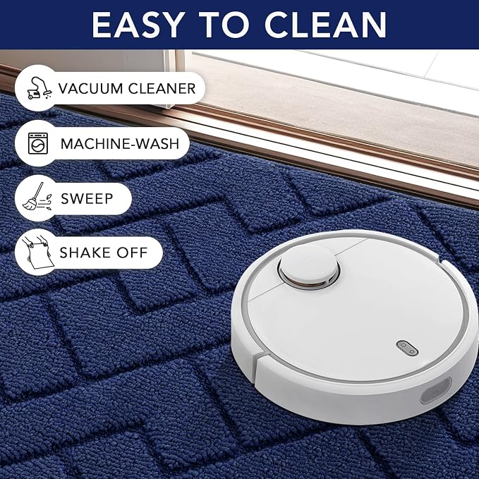 hicorfe Indoor Doormat, Front Back Door Mat TPR Backing Non Slip Mats 20"x31.5" - Image 7