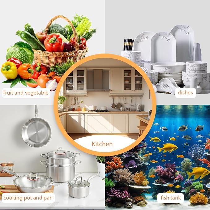 25 Pcs Plastic Dish Scrubbers, Reusable Non-Scratch Nylon Scouring Pads Bulk - Image 4