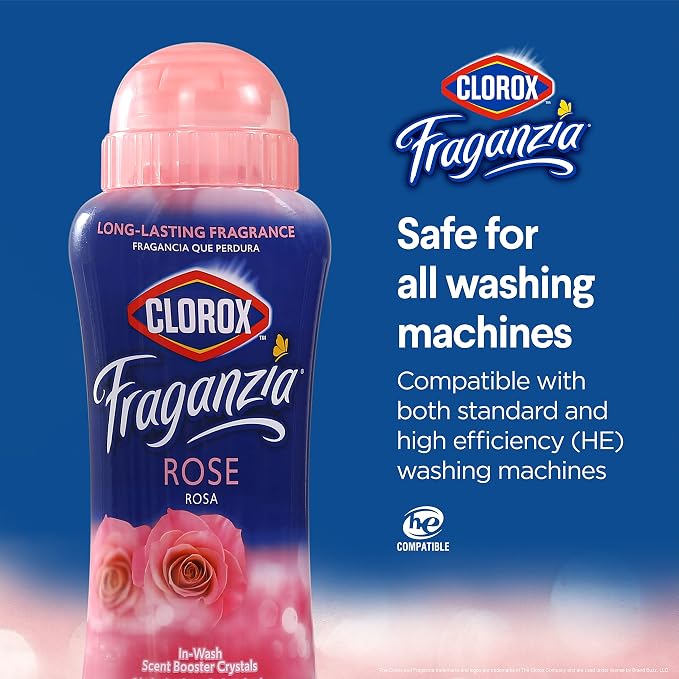 Clorox Fraganzia Laundry Scent Booster Crystals in Rose Scent - Image 5