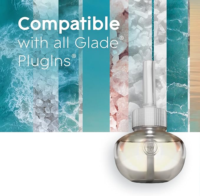 Glade PlugIns Refills Air Freshener, Sky & Sea Salt, Scented and Essential Oils - Image 9