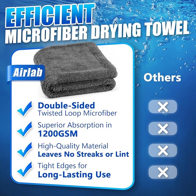 Airlab Car Drying Towel Microfiber Towels - Image 4