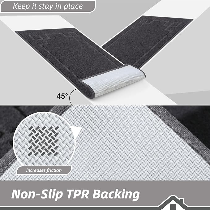 BEQHAUSE Door Mat 32" x 48", Non-Slip Door Mats Indoor Entryway Rugs Washable - Image 4