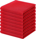 Homaxy 100% Cotton Waffle Weave Kitchen Dish Cloths, Ultra Soft Absorbent Quick by Homaxy