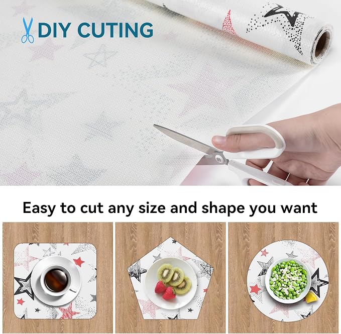 Shelf Liner 18" W x 384" L Long Non Adhesive Kitchen Drawer Liner, Waterproof - Image 5