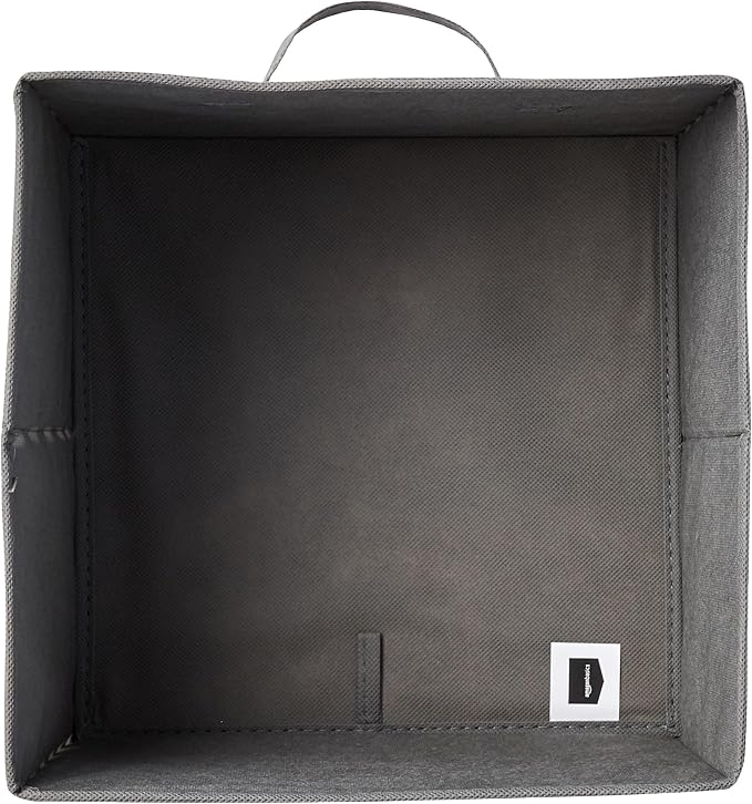 Amazon Basics Cube Organizer Storage Bins Handles, Collapsible Fabric - Image 3