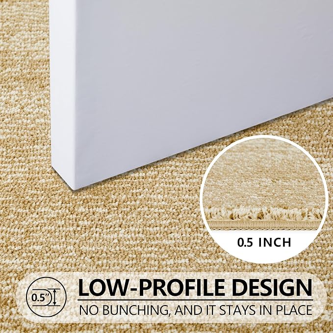 REFETONE Indoor Doormat, Front Door Mat 32"x48" Absorbent Rubber Backing Non - Image 3