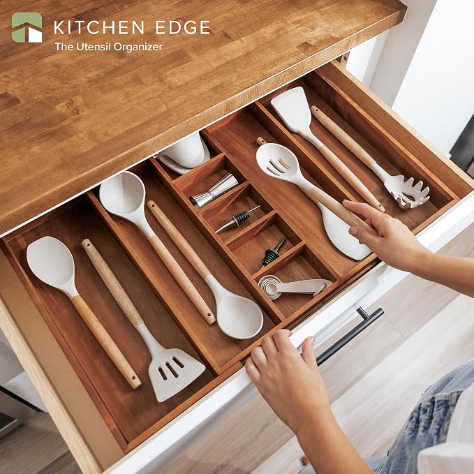 KitchenEdge Adjustable Kitchen Drawer Organizer - Image 2