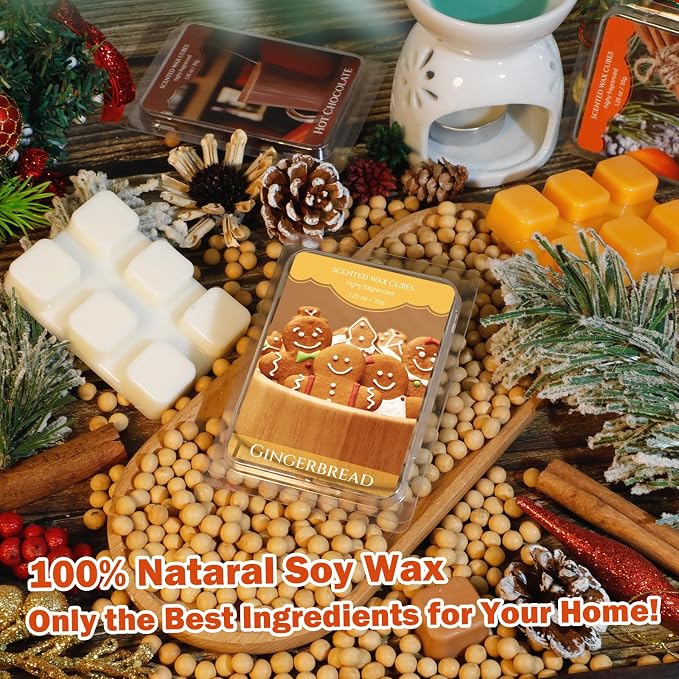 SCENTORINI Christmas Wax Melts, Wax Cubes Strong Scent 12 Pack, Scented Wax - Image 5