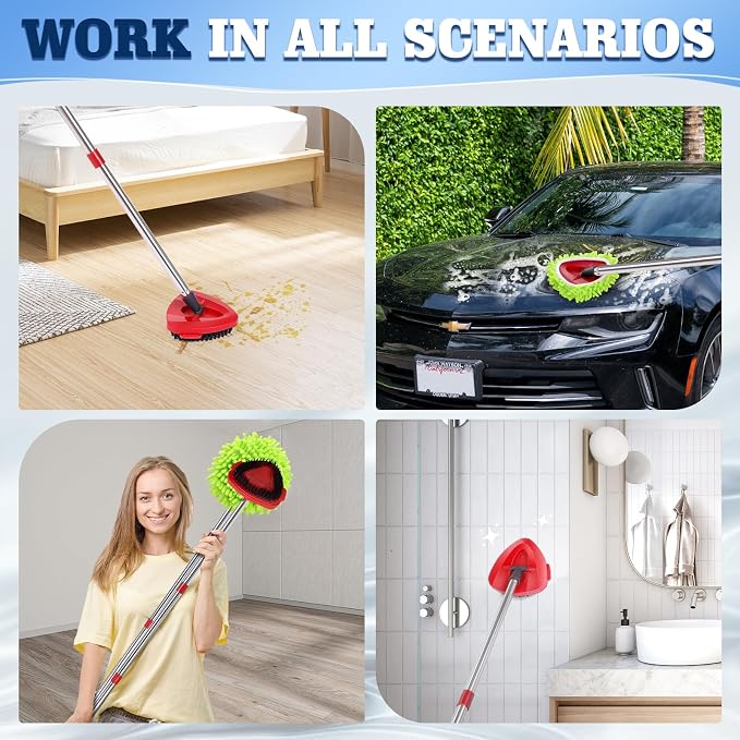 4 Pack Spin Mop Replacements Head Compatible - Image 5
