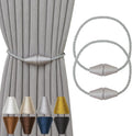 Magnetic Curtain Tiebacks 2 Pack Outdoor Rope Curtain Tie Backs Decorative by CurtainTiebacks