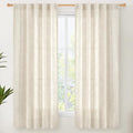 YoungsTex Linen Curtains 63 Inch Length by YoungsTex