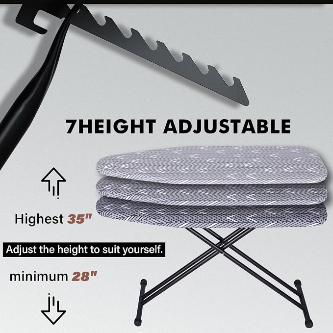 Ironing Board Full Size, Metal Construction Iron Board - Image 5