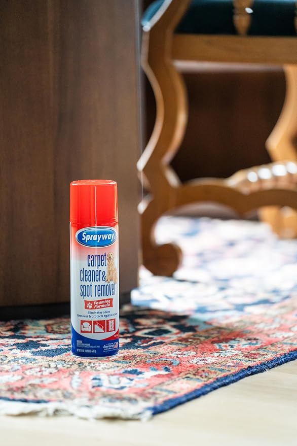 Sprayway Carpet Cleaner, Foaming Action | Deep Cleans Carpets & Upholstery | - Image 4