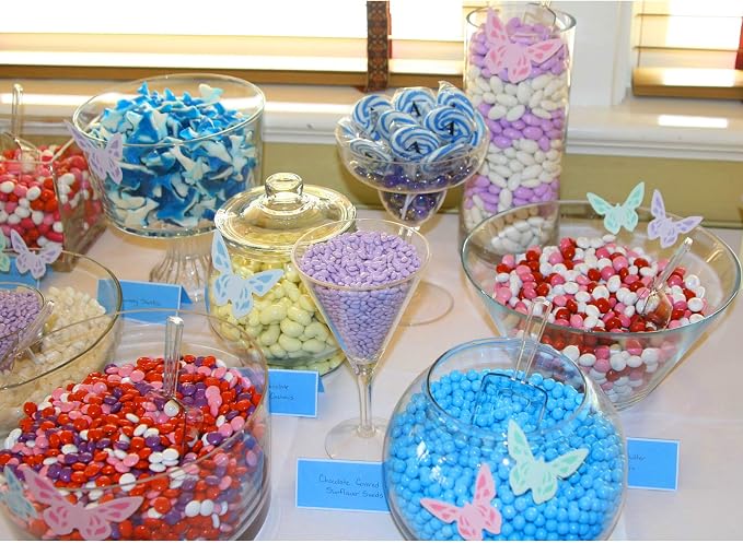 Clear Plastic Acrylic Scoops 12 Pcs | 6.5” Medium Kitchen Scoop | Wedding - Image 4
