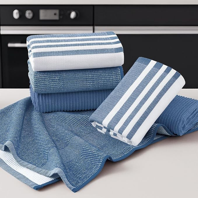 Homaxy Premium Kitchen Towels, Large Cotton 380 GSM Kitchen Hand Towels - Image 5
