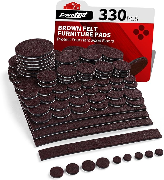 Ezprotekt 330 Pcs Felt Furniture Pads by VisittheEzprotekt