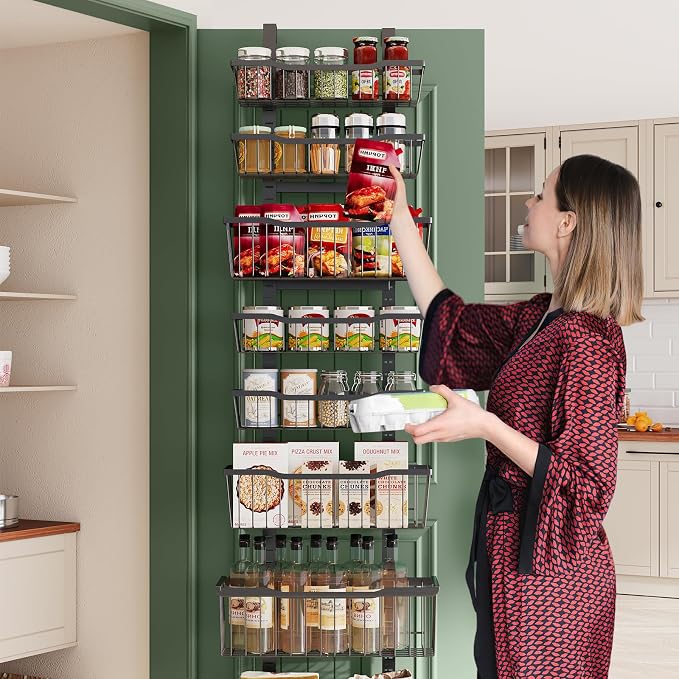 Over The Door Organizer，8-Tier Over The Door Pantry Organizer - Image 7