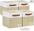 Collapsible Fabric Storage Cube Bins by Bagnizer