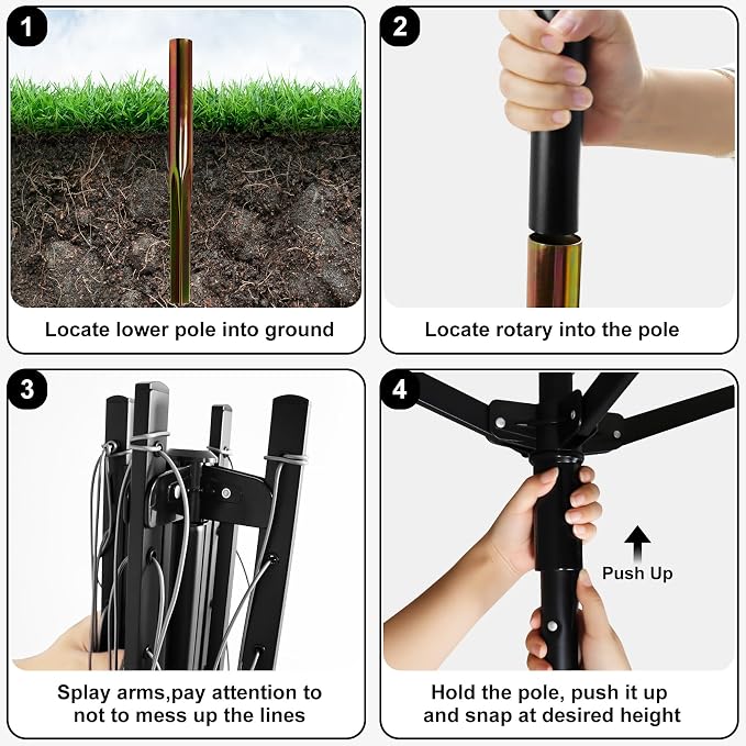 Umbrella Clothesline Outdoor - Image 4
