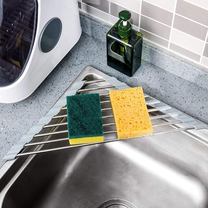 Tomorotec Triangle Roll-Up Dish Drying Rack - Image 8
