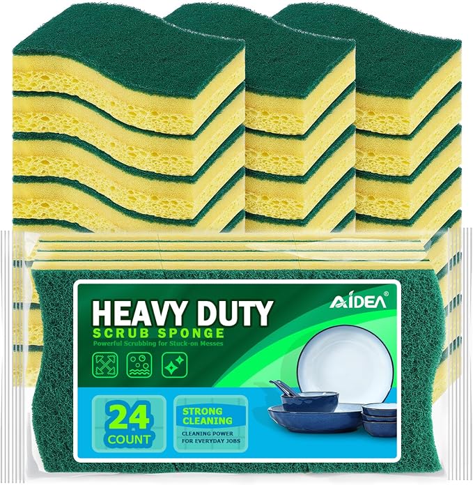 AIDEA Heavy-Duty Scrub Sponges, Sponge by AIDEAHOME