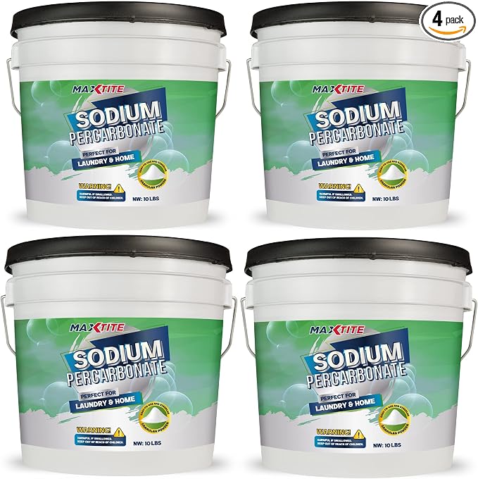 MAXTITE Sodium Percarbonate 100% Pure Solid Hydrogen Peroxide/Oxygenated Bleach by MAXTITE